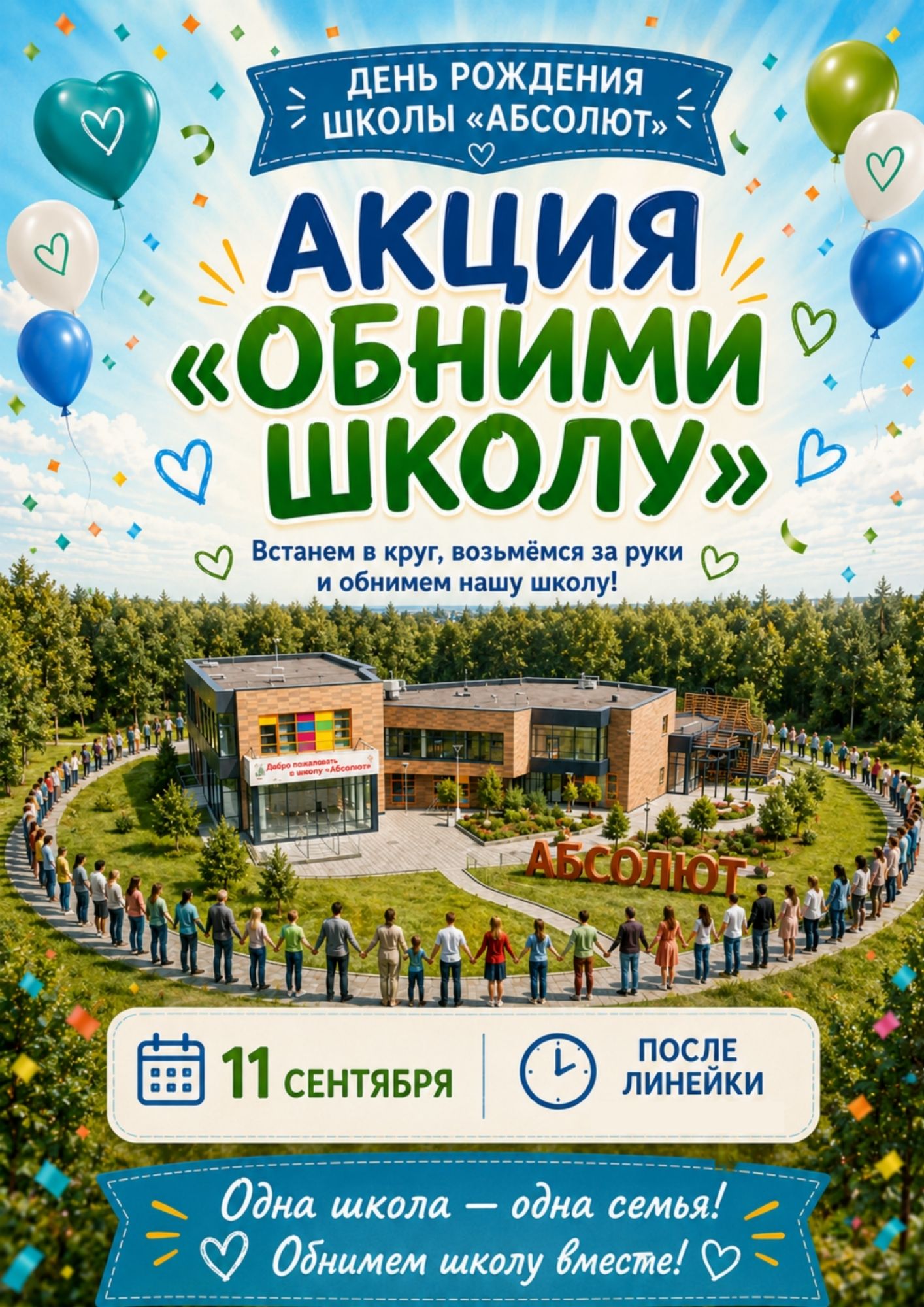 Акция: Обними школу
